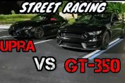 MK5 Toyota Supra VS Shelby GT-350