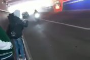 Biker trying to showoff