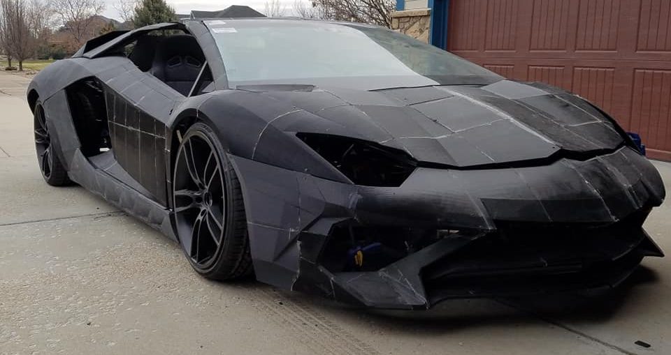 3D-Printed a Lamborghini Aventador