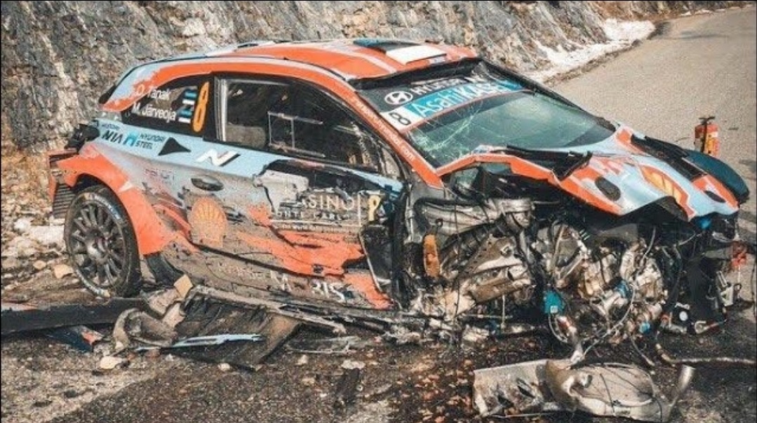 SHOCKING HUGE CRASH of WRC champion Tanak Turbo and Stance