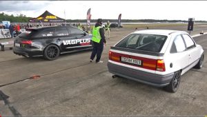 Opel Kadett Turbo vs 750HP Audi RS6 Avant C7