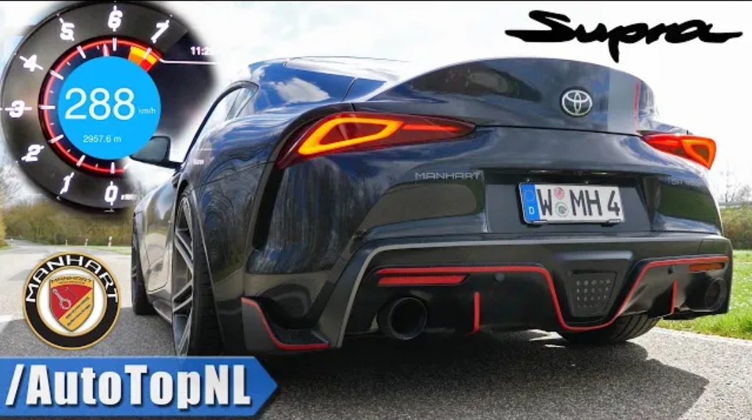 MK5 TOYOTA SUPRA 482HP Manhart | 0-288km/h ACCELERATION SOUND & DRIFT