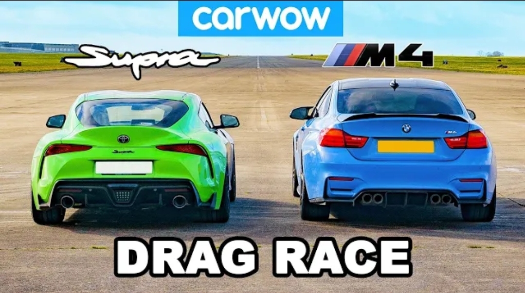 Toyota Supra vs BMW M4: DRAG RACE! - Turbo and Stance