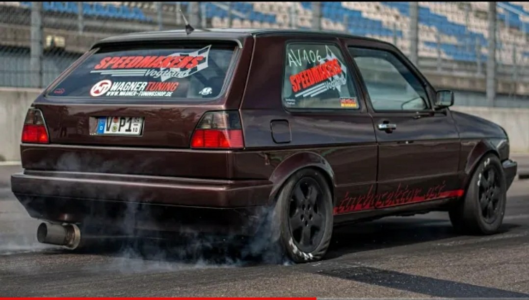 TurbosektorOst 1300HP VW Golf 2 R33 Turbo Turbo and Stance