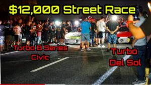 STREET RACE TURBO B SERIES CIVIC VS TURBO DEL SOL