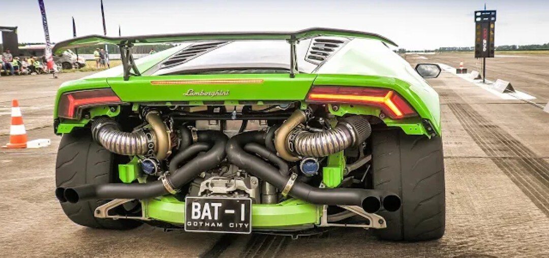 Lambo ohne Heck: Handgeschalteter Twinturbo-Huracán mit 1.500 PS