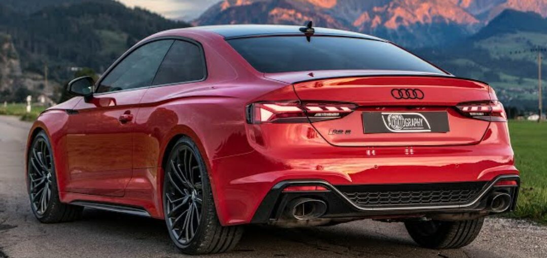 GORGEOUS NEW 2021 AUDI RS5 - UPDATED 600NM/450HP ROCKET Tango red + carbon - Turbo and