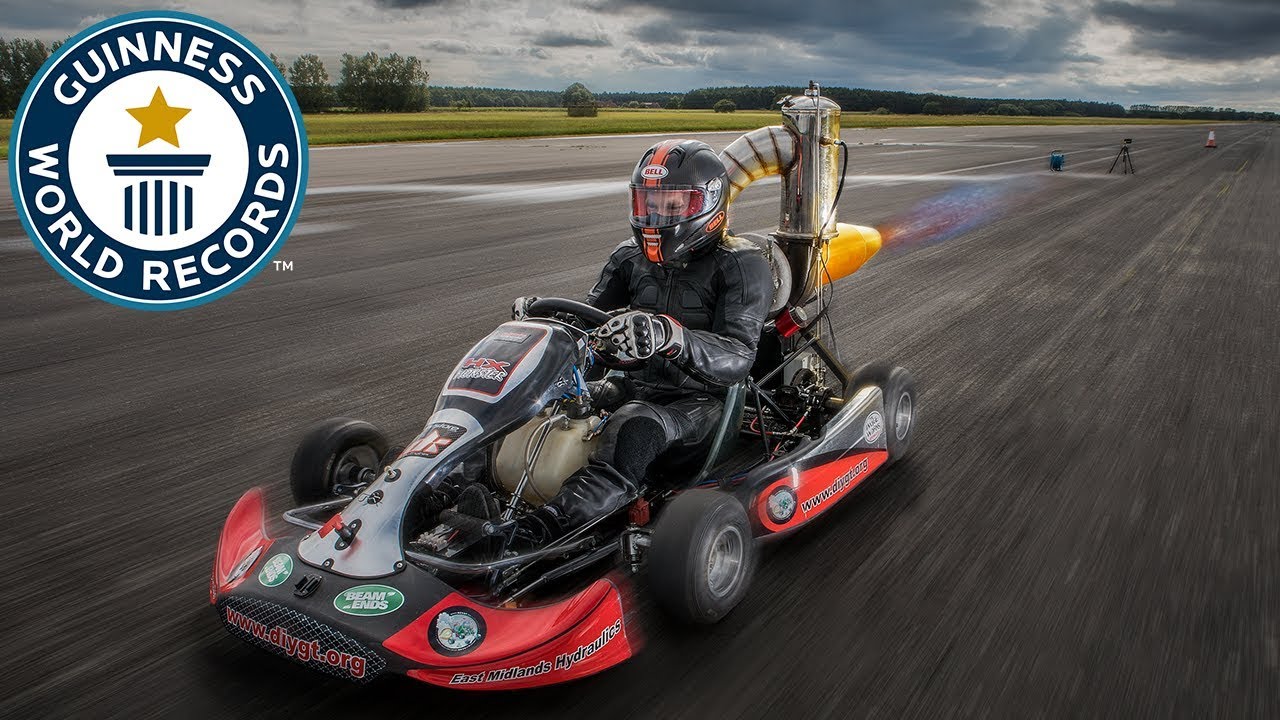 Tom Bagnall: Fastest jet-powered go-kart - Meet The Record Breakers
