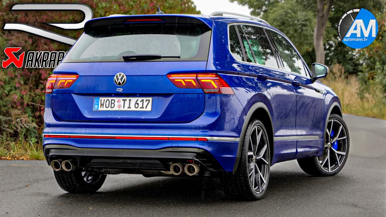 VW Tiguan R (320HP) pure Akrapovic SOUND Turbo and Stance