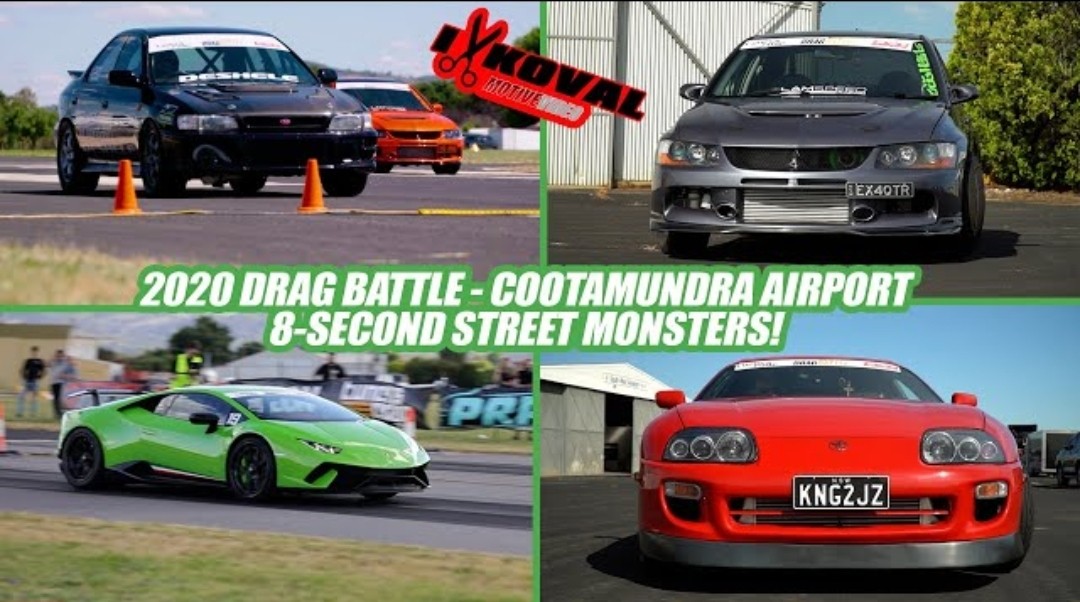 2020 Drag Battle Overview TT Lambo, MR2, 1000hp Evos, WRXs, LS RX7