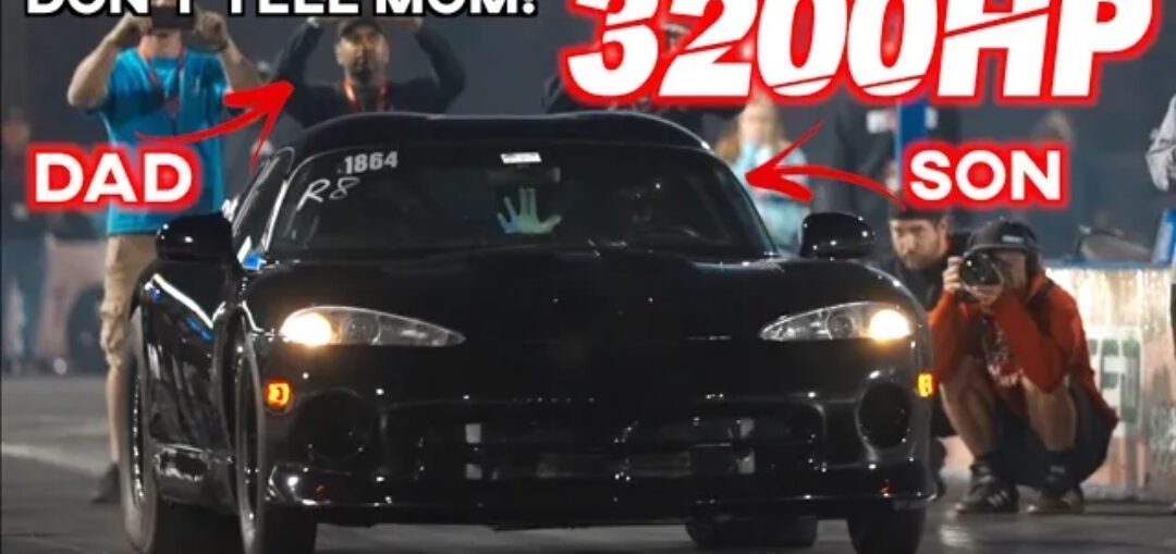 18 Year Old Kid Drives Dad's 3200HP