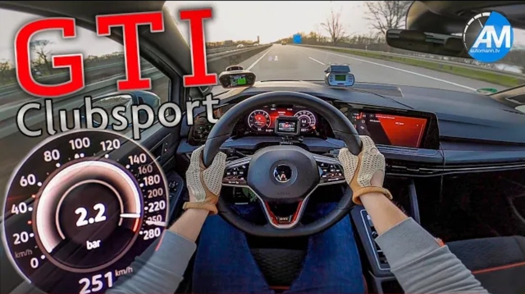 Golf 8 GTI Clubsport (300HP) | Launch Control & 100-200 km/h