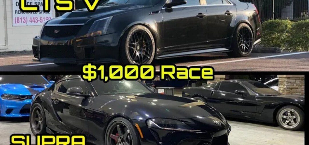 CTS V VS Toyota Supra