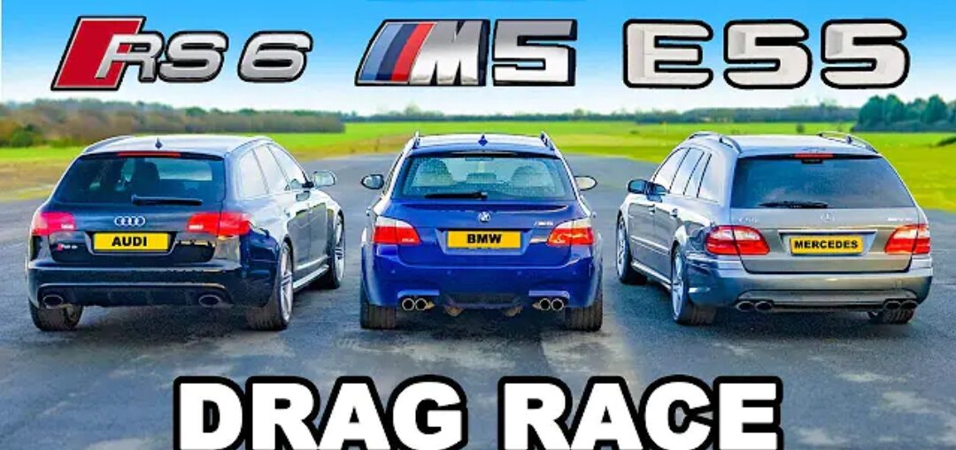 BMW M5 V10 vs AMG E55