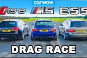 BMW M5 V10 vs AMG E55