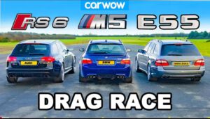 BMW M5 V10 vs AMG E55