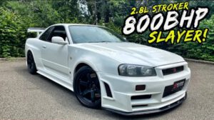 800HP Nissan Skyline R34 GT-R 2.8 Stroker – Big Turbo RB26 Monster