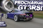 First Ever Procharged Porsche GT3 RS SCREAMS to 9,000RPM! (BEST SOUNDING Porsche EVER?!)