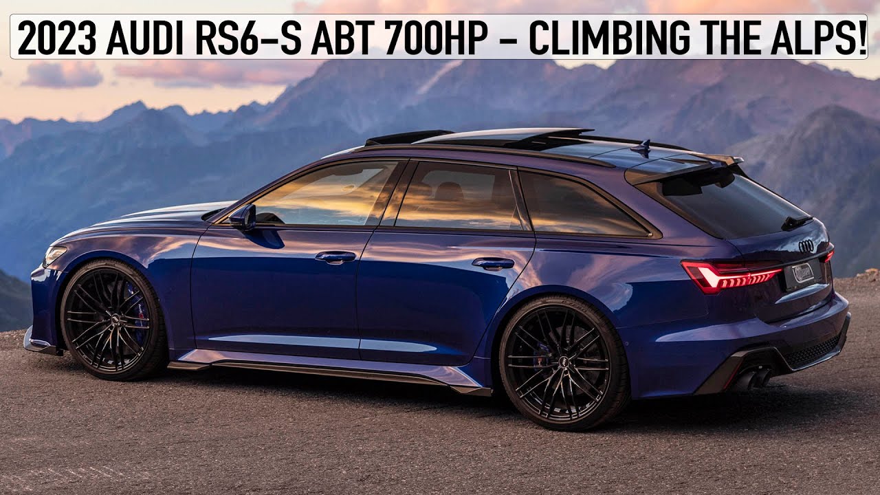 CLIMBING THE ALPS! 2023 AUDI RS6S AVANT ABT 700HP BREATHTAKING SCENERY
