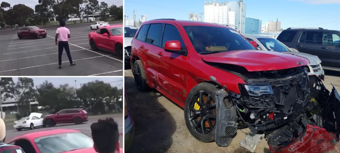 Skyline Trackhawk Crash