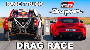 Dakar Rally Pick-up Truck vs GR Supra vs GR Yaris