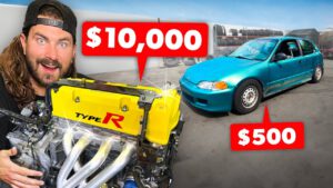 They Put a $10.000 Engine in Their $500 Civic