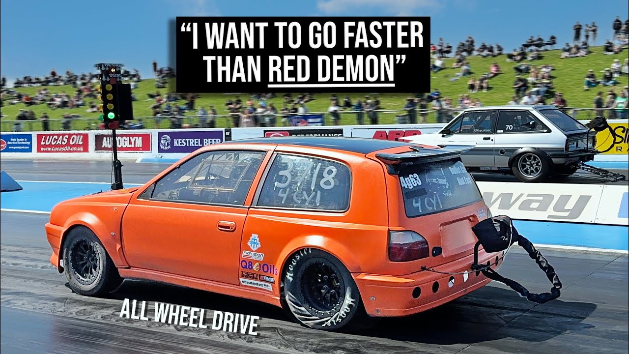Nissan with an UNEXPECTED Engine Combo.. and it's FAST! (AWD Billet 4G63)