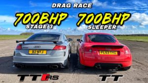 audi tt drag race
