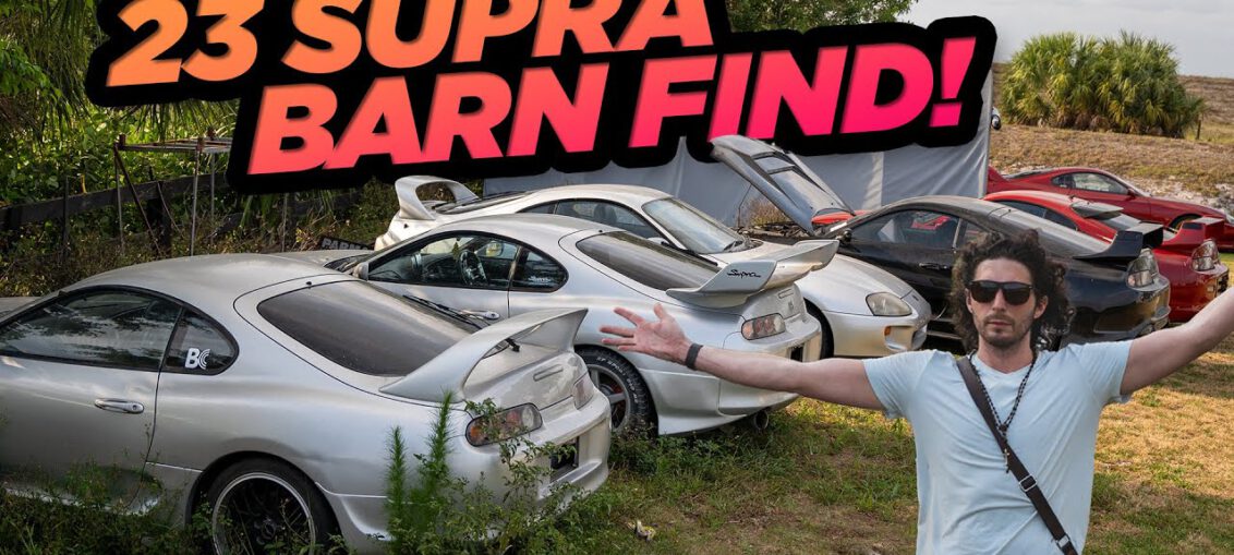 Toyota Supra Barn Finds. Guy owns Supras