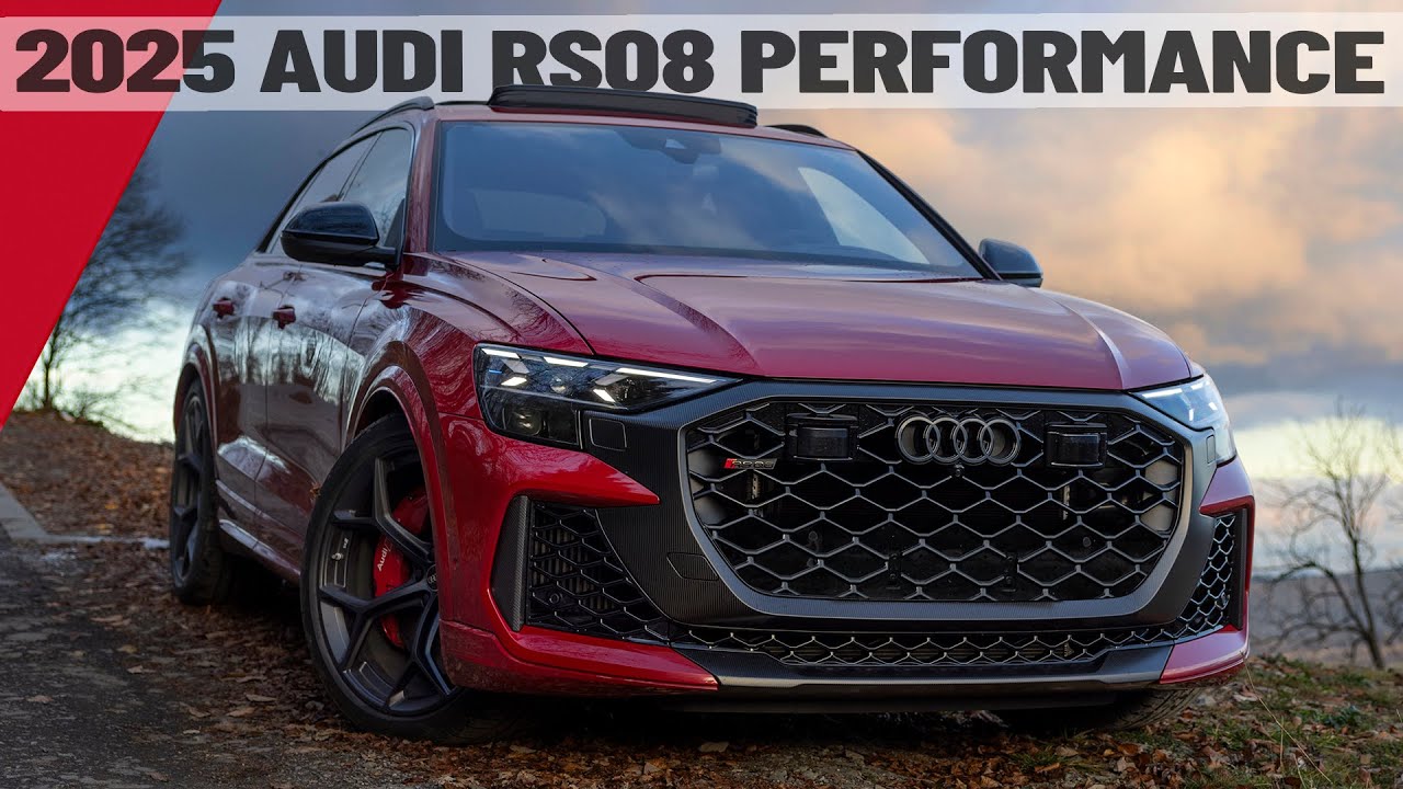 PUSHED HARD 2025 AUDI RSQ8 PERFORMANCE 640HP V8TT Turbo and Stance