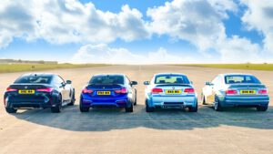 BMW M3 coupe Drag races