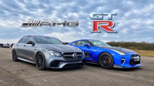 MERCEDES E63S AMG vs NISSAN R35 GT-R: TUNED