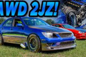 1200HP AWD 2JZ IS300 NO PREP RACE