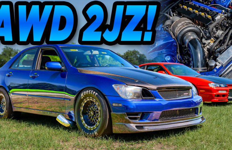 1200HP AWD 2JZ IS300 NO PREP RACE