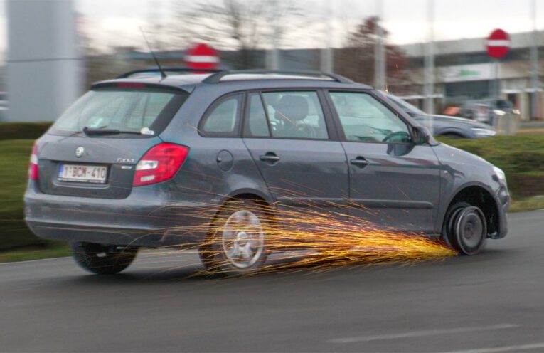 Cars leaving carmeets