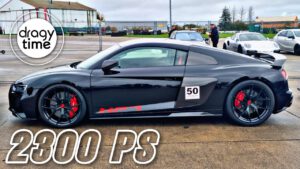 2300 PS HPT Audi R8 V10 TWIN TURBO | Street Pass from 100-364 Km/