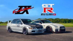 TUNED MITSUBISHI EVO 9 vs NISMO R35 GTR