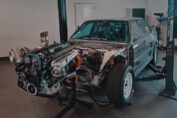 1417HP Audi Typ 85 AWD drag racing build with 2JZ engine conversion