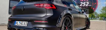 510HP VW Golf GTI CS510 by HG Motorsport accelerating on the German Autobahn