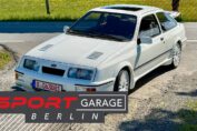 1986 Ford Sierra Cosworth RS Turbo classic performance car during exterior and driving showcase