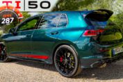 VW Golf GTI Edition 50 accelerating to 290 km/h during a full Autobahn top speed test