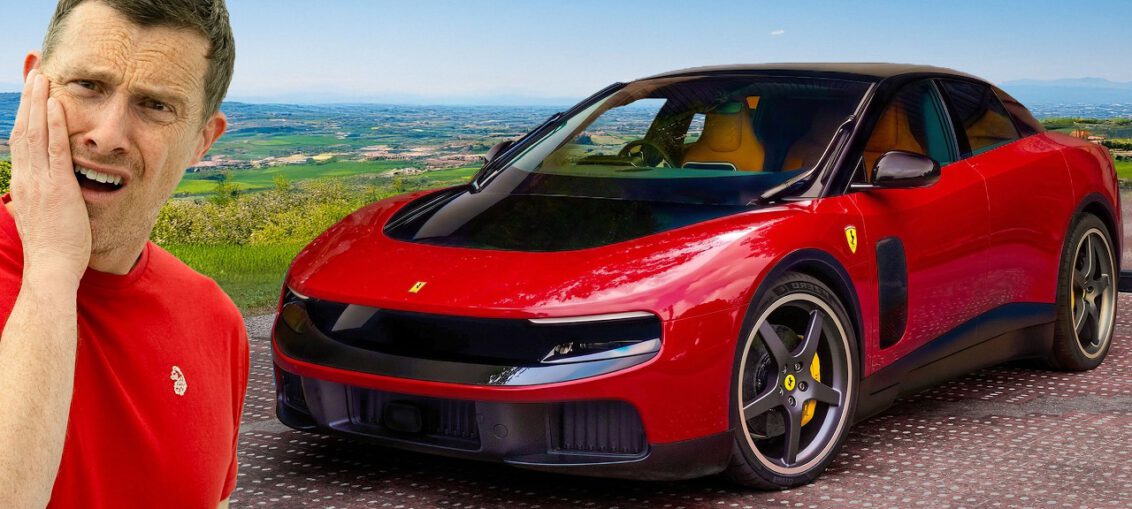 Ferrari Luce EV, Ferrari's first fully electric production car, featuring four doors and 1,050 horsepower