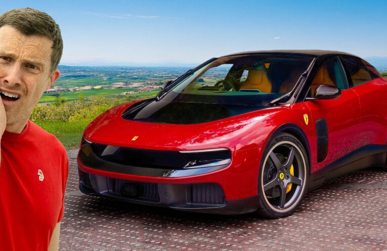 Ferrari Luce EV, Ferrari's first fully electric production car, featuring four doors and 1,050 horsepower