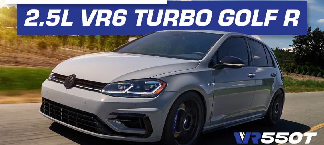 HPA VR550T Golf R in Nardo Grey featuring a turbocharged VR6 engine, BBS wheels and KW V4 suspension