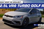 HPA VR550T Golf R in Nardo Grey featuring a turbocharged VR6 engine, BBS wheels and KW V4 suspension