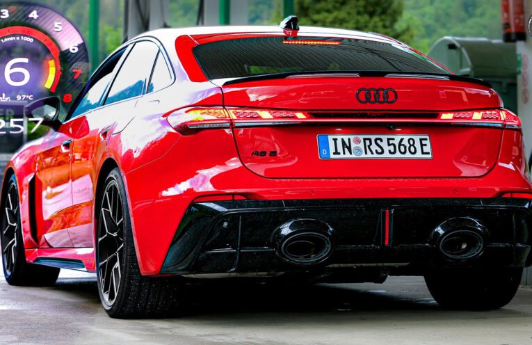 2026 Audi RS5 Limo 640hp Autobahn acceleration run