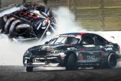 Marco Zakouřil's BMW M2 F87 drift car powered by an 800+HP Volkswagen EA888 turbocharged engine competing in Drift Masters 2026.