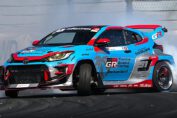 2JZ-swapped Toyota GR Yaris drift car alongside an 820+ WHP 3.4L 2JZ Toyota GR86.
