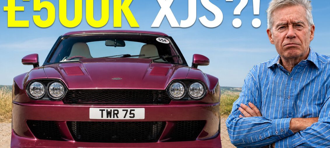 Tiff Needell driving the TWR Supercat Jaguar XJS restomod
