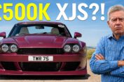Tiff Needell driving the TWR Supercat Jaguar XJS restomod